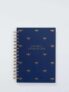 John Lewis A5 Week to View 2026 Wiro Diary, Bees – Black – Multi Pattern Options – £2.95 C&C