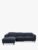 John Lewis Glide LHF Chaise End Recliner Sofa, Navy Chenille