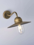 John Lewis Hayle Outdoor Wall Light, Gold
