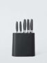 John Lewis Polypropylene Filled Knife Block Set, 5 Piece (£2.95 C&C)
