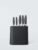 John Lewis Polypropylene Filled Knife Block Set, 5 Piece (£2.95 C&C)