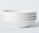 John Lewis Radial Porcelain Pasta Bowl, Set of 4, 22cm, White – £2.95 C&C