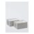 John Lewis Storage Boxes, Set of 2, mid Grey