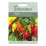 Johnsons Red Pepper Hot Raging Bull F1 Seeds Packet