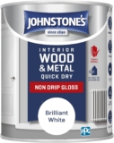 Johnstones – Gloss Wood & Metal Paint – Brilliant White – 750ml