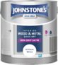 Johnstones – Wood & Metal Paint – Satin Finish – Brilliant White – 2.5L – Water Based – Non Drip & Quick Drying – Radiator Paint – Low Odour – Dry in 1-2 Hours – 8m2 Coverage per Litre