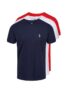 Johnys Mens 100% Cotton 3 Pack T-Shirts – Red/White/Navy (Sizes XS-XXXL) – With Code