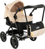 Joie Junior Stone Classic Pram & Parasol Includes Matching Changing Bag & Adjustable Hood Under Seat Storage Kids Toy Travel System Pushchair Buggy Pushchair & Pram Toys for Kids Aged 3