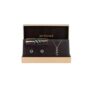 Jon Richard Gold Plated Emerald and Crystal Twist Drop Trio Set