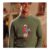 Jonty Fox Khaki Green Crew Neck Knitted Jumper