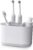 Joseph Joseph Duo Detachable Toothbrush Holder, Compatile with Manual and Electric Toothbrushes, Bathroom Organiser, White, Large