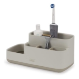 Joseph Joseph EasyStore Bathroom Caddy Organizer Matt Finish Ecru