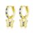 Josfeva 925 Silver Hoop Earrings, Gold Dangle for Girls