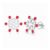 Josfeva 925 Sterling Silver Snowflake Stud Earrings