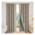 Joydeco Blackout Thermal Curtains, 55×96, 2 Panels, Back Tabs