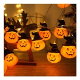 Jsdoin Pumpkin String Lights 16.5ft 20 LED, Battery Powered