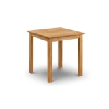 Julian Bowen Oak Wood Coxmoor Square Dining Table