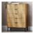 Julian Bowen Sia 5 Drawer Warm Wood Storage Chest