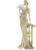 Juliana Broadway Belles Gold Glitter Figurine Sculpture Holding Fan Octavia