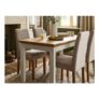Julipa Ashford Dining Table with 4 Ava Fabric Chairs