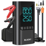 Jump Starter Power Pack with Air Compressor, 5000A with LCD Display – Sold by BLUCKY / FBA