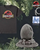 Jurassic Park Bundle : T shirt, Key-Ring, Egg