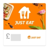 Just Eat eGift Card for Redemption in UK – Delivered by Email