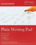 Just Stationery 3255 Plain Duke Pad,White,100 Sheet – Cover May Vary