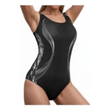 Jywmsc One-Piece Womens Tummy-Control Swimwear White