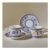 KARACA Porcelain Turkish Coffee Cup Set, 4 Pieces, 80ml