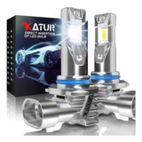 KATUR HIR2 9012 LED Headlight Bulbs, 16000LM, 6000K, 2-Pack