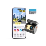 KAWA 4K Dash Cam with Voice Control, Loop and WiFi