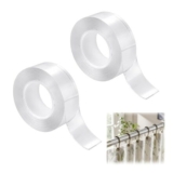 KFSCIP Curtain Header and Hemming Tape, Silent 20mm X 5m