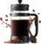 KICHLY 8 Cup Cafetiere French Press 1.0L Coffee Maker and Tea Maker with Heat Resistant Glass and Ergonomic Design