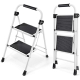KINGRACK 2 Step Ladder with Non-Slip and Wide Pedal – W/voucher – Shipper / Seller Kingrack