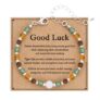 KLIFOWDY Crystal Healing Gemstone Bracelet for Women, S925 Silver Beaded