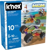 KNEX Fun Fast Vehicles Building Set 10 Model Beginner Construction Toys for Sensory Play, 96 Piece Stem Learning Kit, Educational Toys Suitable for Girls and Boys Ages 5 Basic Fun 45510