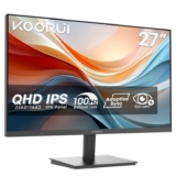 KOORUI E2721F 27 Inch QHD Monitor, Gaming 100Hz, IPS, 1440P, Adaptive Sync – Sold by Fleuriring Store / FBA