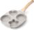 KOOSREEL Egg Frying Pan, Non-Stick Egg Pan 3 Pattern Pancake Pan Cake Pan Aluminium Breakfast Fried Egg Burger Pan for Induction Hob Stove Gas, Grey