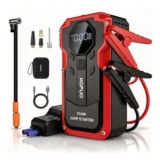 KOPUO Jump Starter 150 PSI with Air Compressor, Red