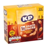 KP Dry Roasted Peanuts Multipack 5 Pack 150g