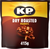 KP Nuts DRY ROASTED Peanuts 415g Pack – Roasted until golden for the perfect KP taste and crunch. Source of protein and high in fibre.