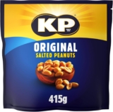 KP Nuts ORIGINAL SALTED Peanuts, 415g Share Pack – Roasted until golden for the perfect KP taste and crunch. Source of protein and high in fibre.