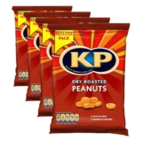 KP Nuts Share Bag of Dry Roasted Flavoured Peanuts, 250g, packaging may vary (Pack of 4)