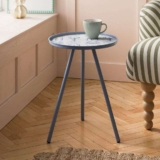 Kai Side Table, Retro Coastal Print