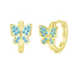 Kamise Sterling Silver Hoop Earrings, 925 Silver for Women