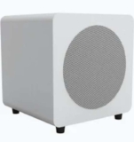Kanto SUB8 Powered Subwoofer – Matte White with White Grille