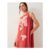 Kathleen Embroidered Maxi Dress Orange – Size 8 Only