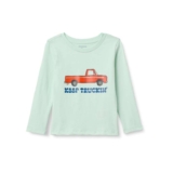 Keep Truckin Pale mint green ages 6-7 t-shirt