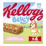 Kelloggs Bluey Strawberry & White Chocolate Multigrain Snack Bar 4x25g